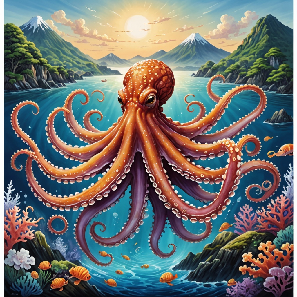 Use mountfuji, Octopus, dance